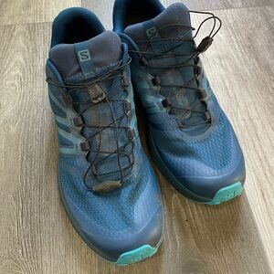 Salomon Vibe Sense Ride Trail Running Shoes Women’s Blue and Aqua